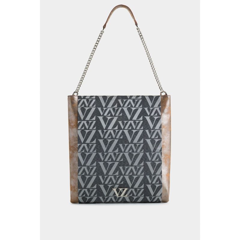 VELEZ - Vélez Shopping Glyceria De Cuero Folia Lona Para Mujer Plata