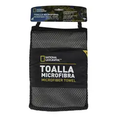 NATIONAL GEOGRAPHIC - Toalla Microfibra Secado Facíl Gris M