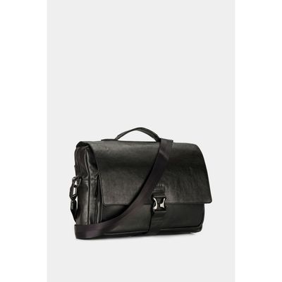 Imagen 2 del producto Vélez Maletín Portátil Ferrat Cuero Hombre Doble Sistema Cierre Negro