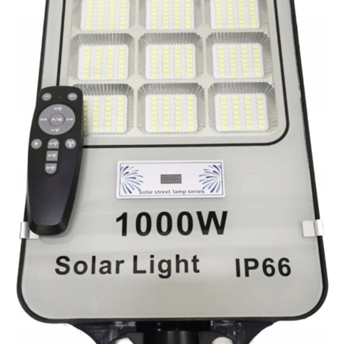 GENERICO - Luminaria Solar 1000w Para Pared Exteriores