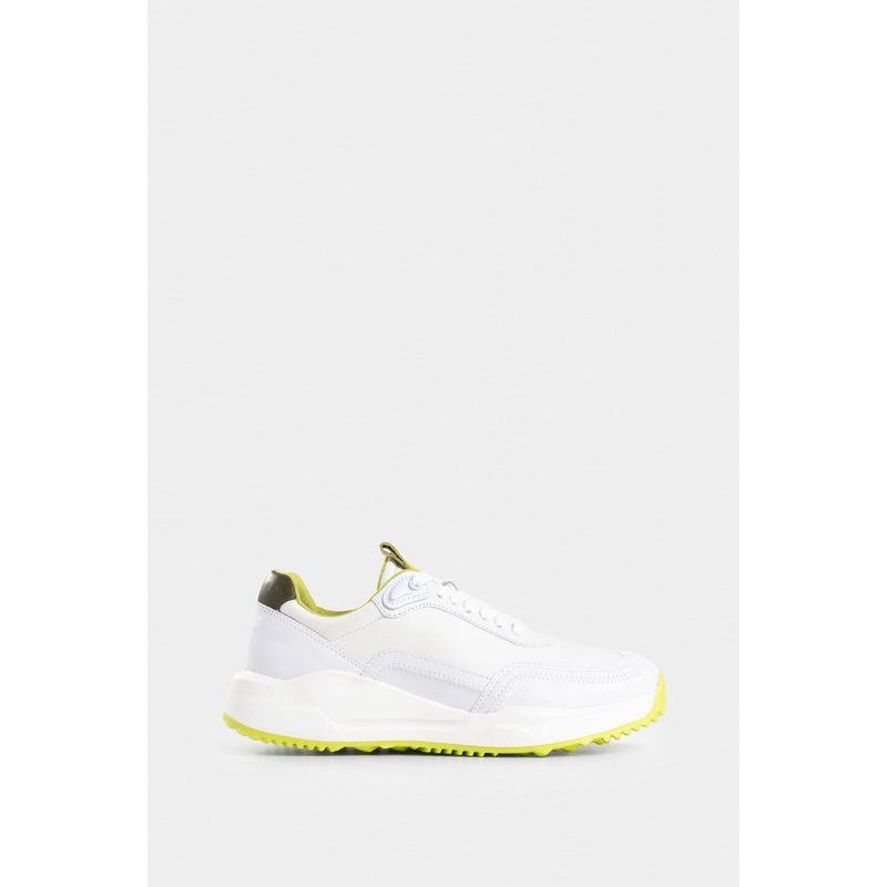 VELEZ - Vélez Zapatillas Urban Dinora En Lona Cuero Mujer Blanco