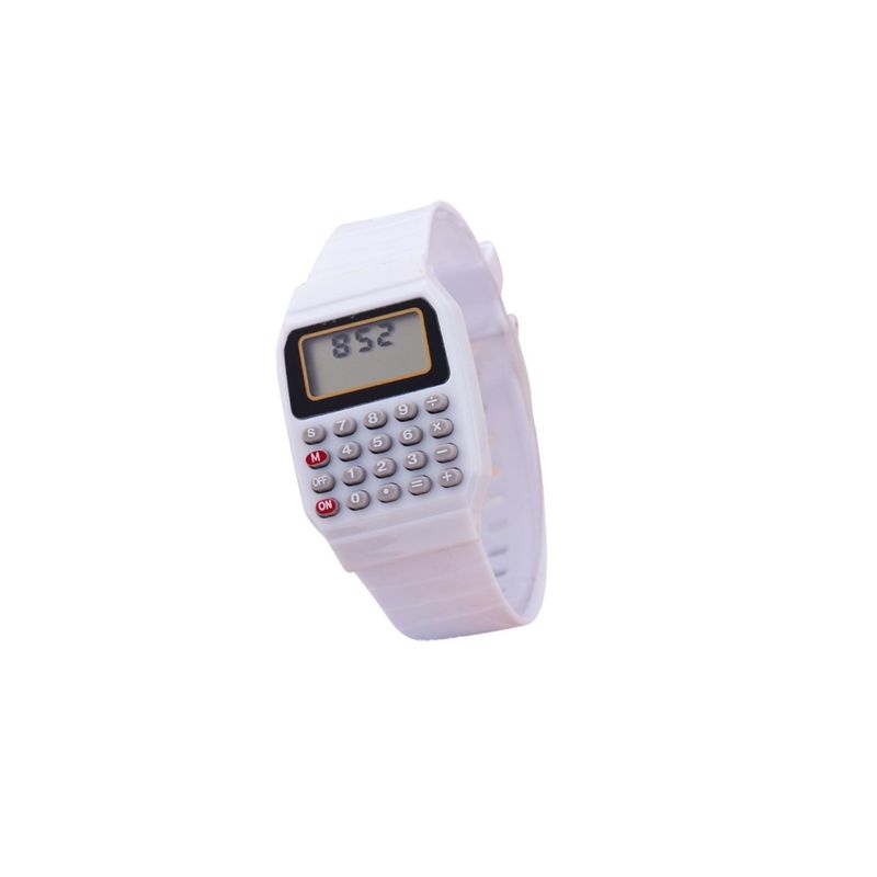 GENERICO - Reloj Calculadora Niños Color Blanco