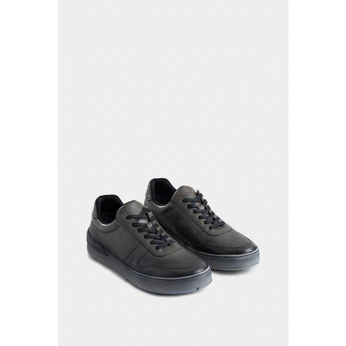 VELEZ - Zapatillas whited 2 de cuero para hombre cordón encerado