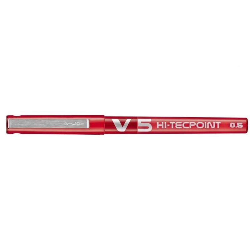 PILOT - Lápices V5 Hi-tecpoint Pilot COLOR ROJO