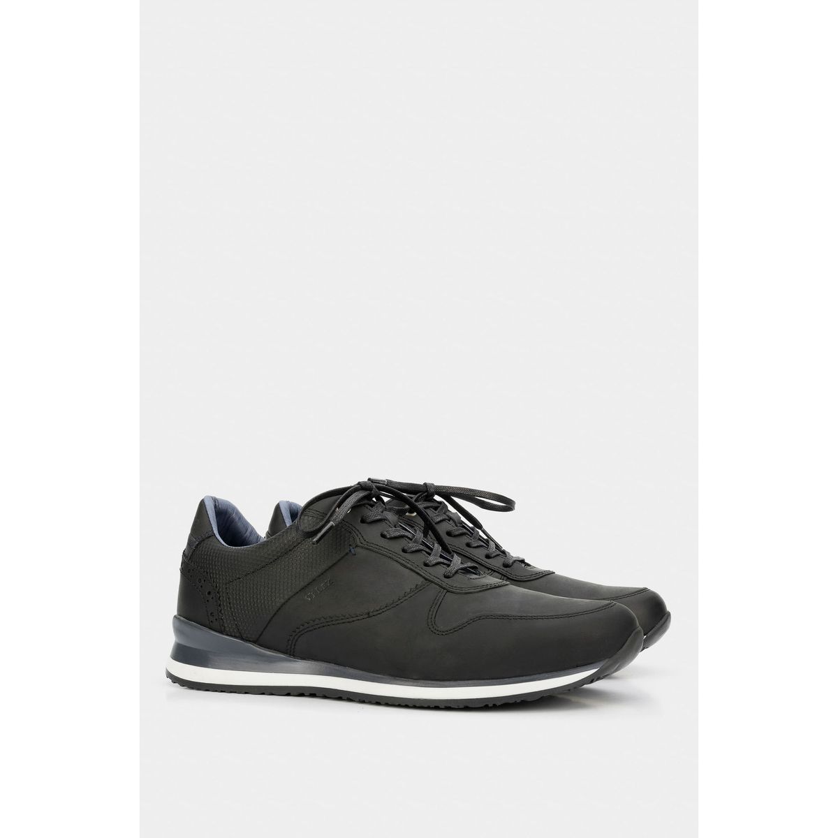 VELEZ - Vélez Zapatilla Tenis Casual Cooper De Cuero Vintage  Negro