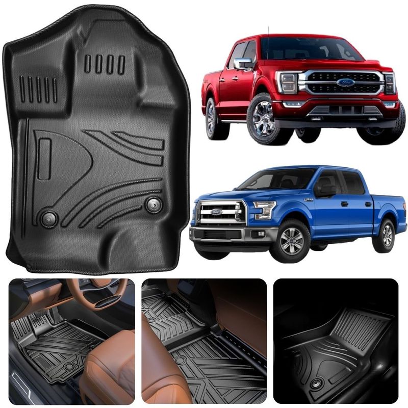 3D - Pisos Ford F150 / 2015 al 2025 Calce Perfecto