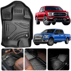 3D - Pisos Ford F150 / 2015 al 2025 Calce Perfecto