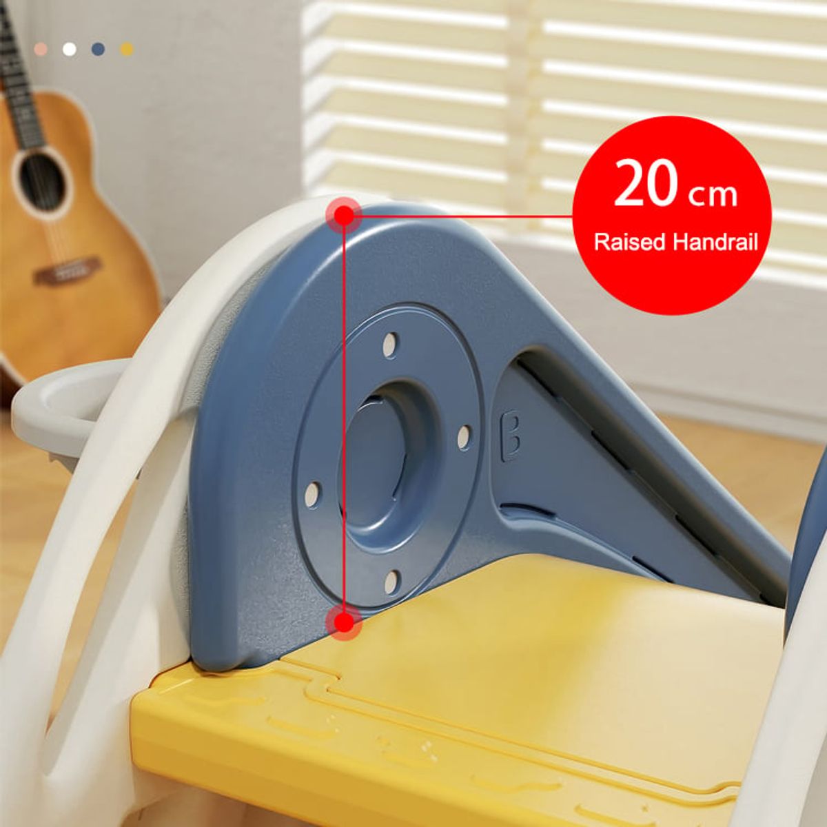 GENERICO - Resbalín Conejo 2 en 1 y Aro de Básquetbol