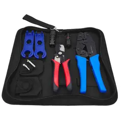 SOLIOT - Kit Crimpadora Y Llaves Mc4 Panel Solar -