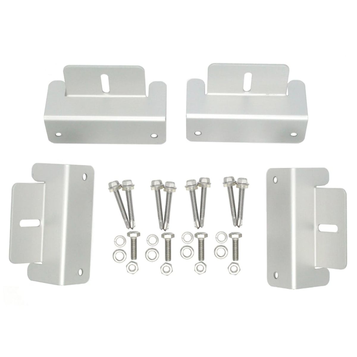 SOLIOT - Kit Fijación De Montaje Panel Solar 4 Piezas