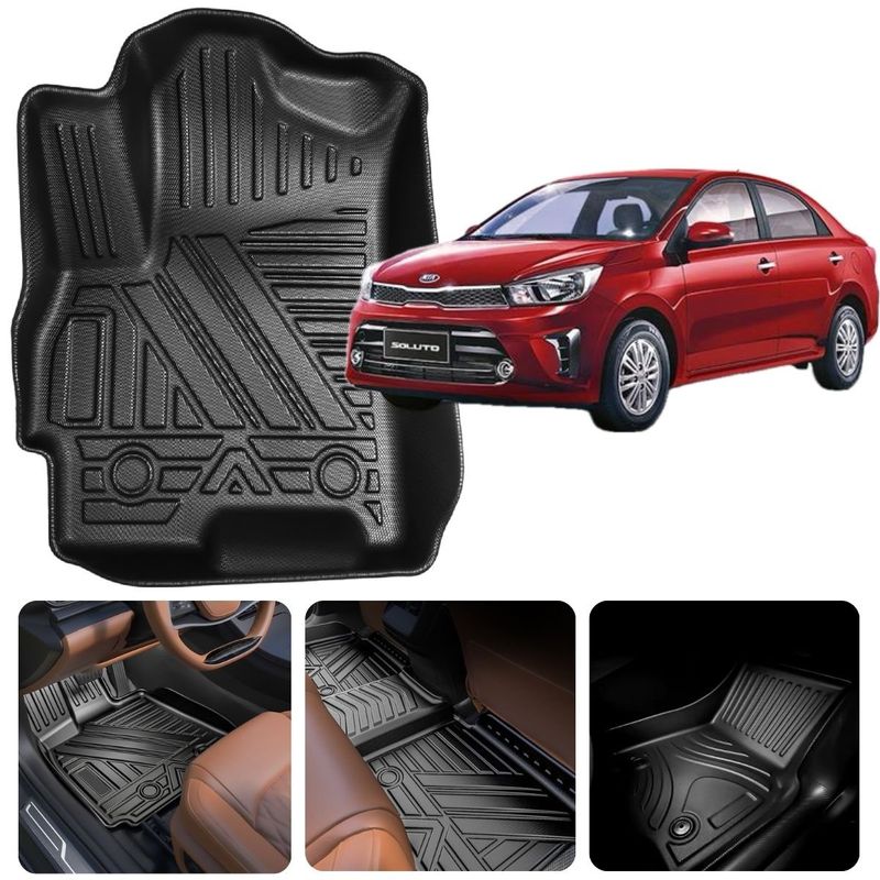 3D - Pisos Kia Soluto 2018 al 2024 Calce Perfecto