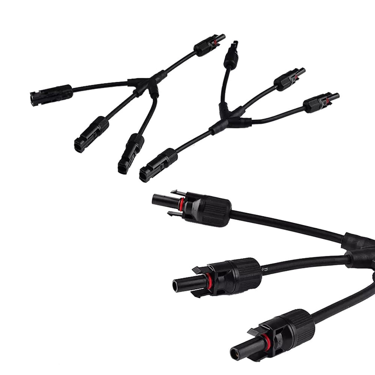 SOLIOT - Par Conector Mc4 3 A 1 Extension