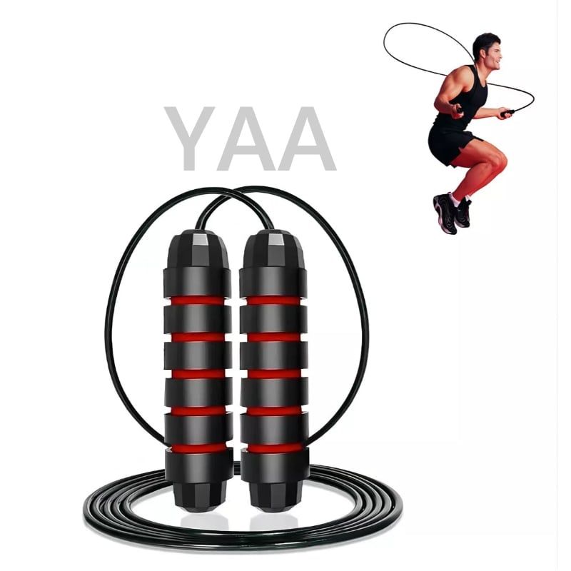 GENERICO - Cuerda Para Saltar Cardio Crossfit Deporte Velocidad ROJO
