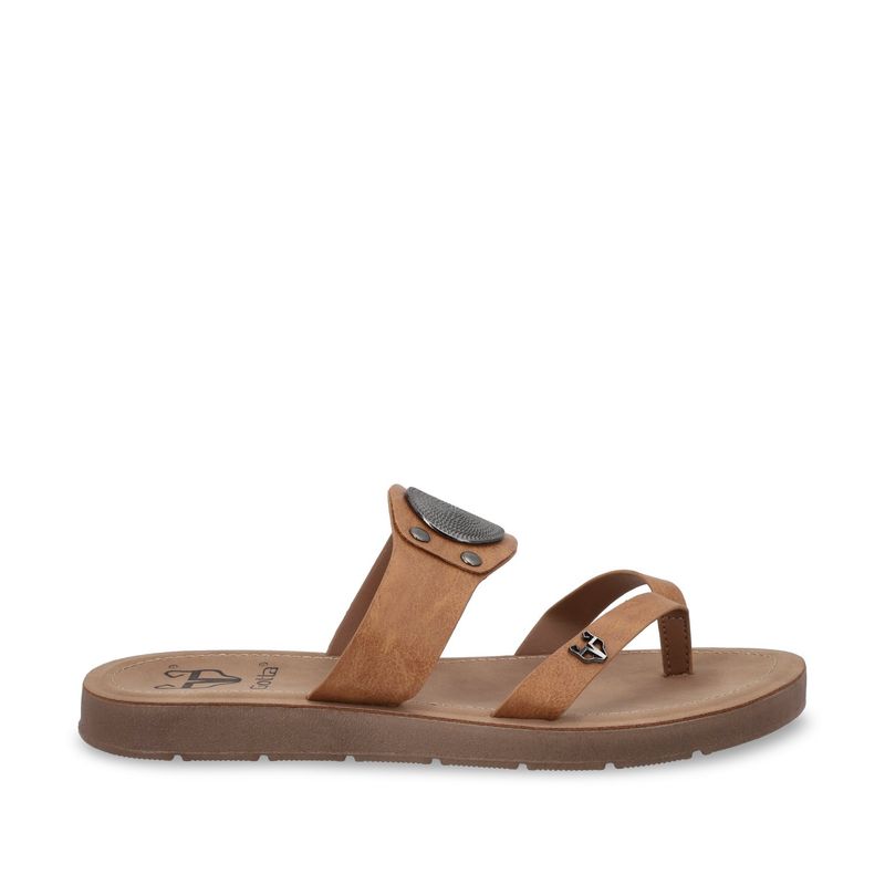 GOTTA - Sandalia Mujer Beige Plana 13256 Gotta