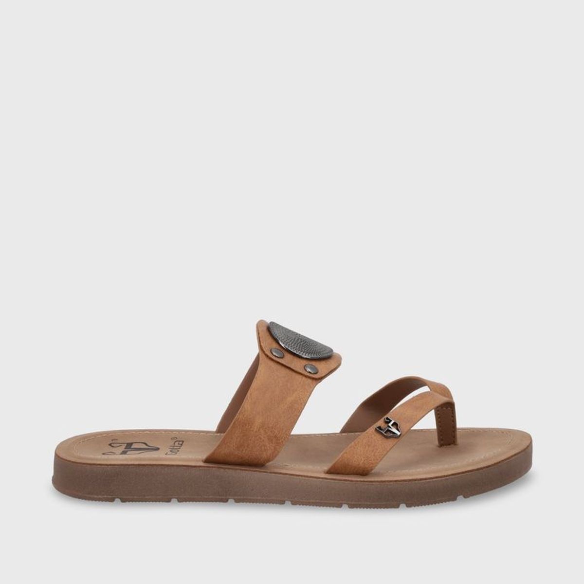 GOTTA - Sandalia Plano Camel Mujer 13256
