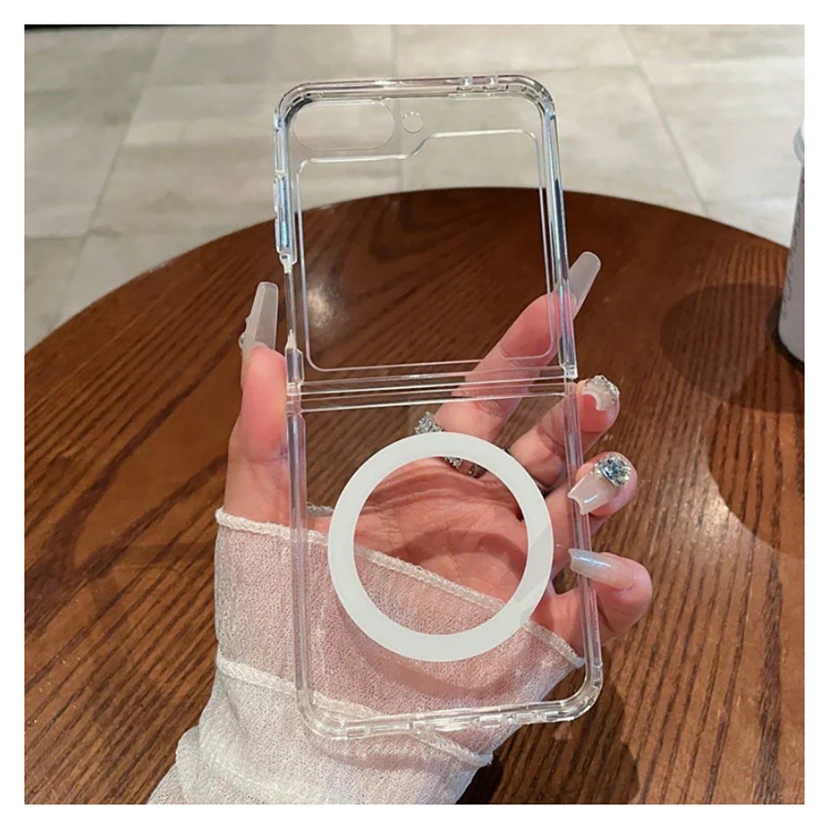 BELKRA - Carcasa Para Samsung Z Flip 5 Magnetica Magsafe Anti Golpes