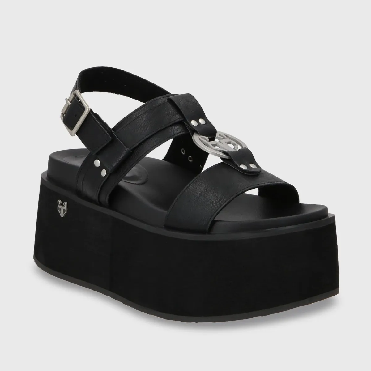 GOTTA - Sandalia Mujer Negra Plataforma 35186 Gotta