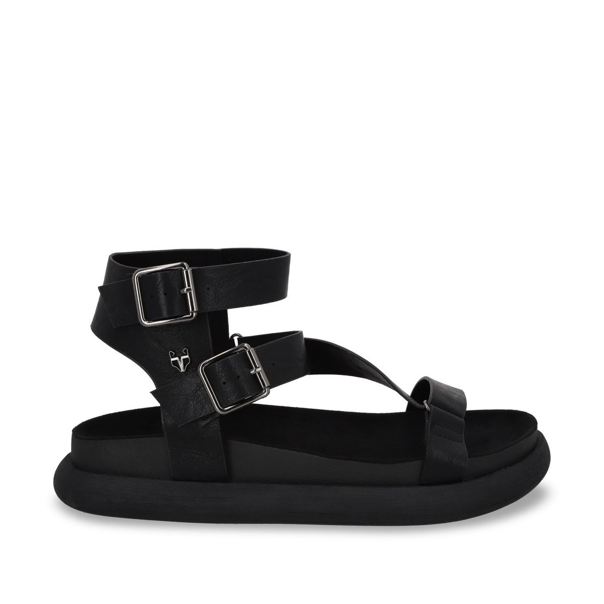 GOTTA - Sandalia Mujer Negra Plana 53702 Gotta