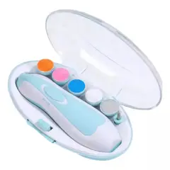GENERICO - Lima Para Bebe Eléctrica Con Luz Led Manicura Corta Uñas