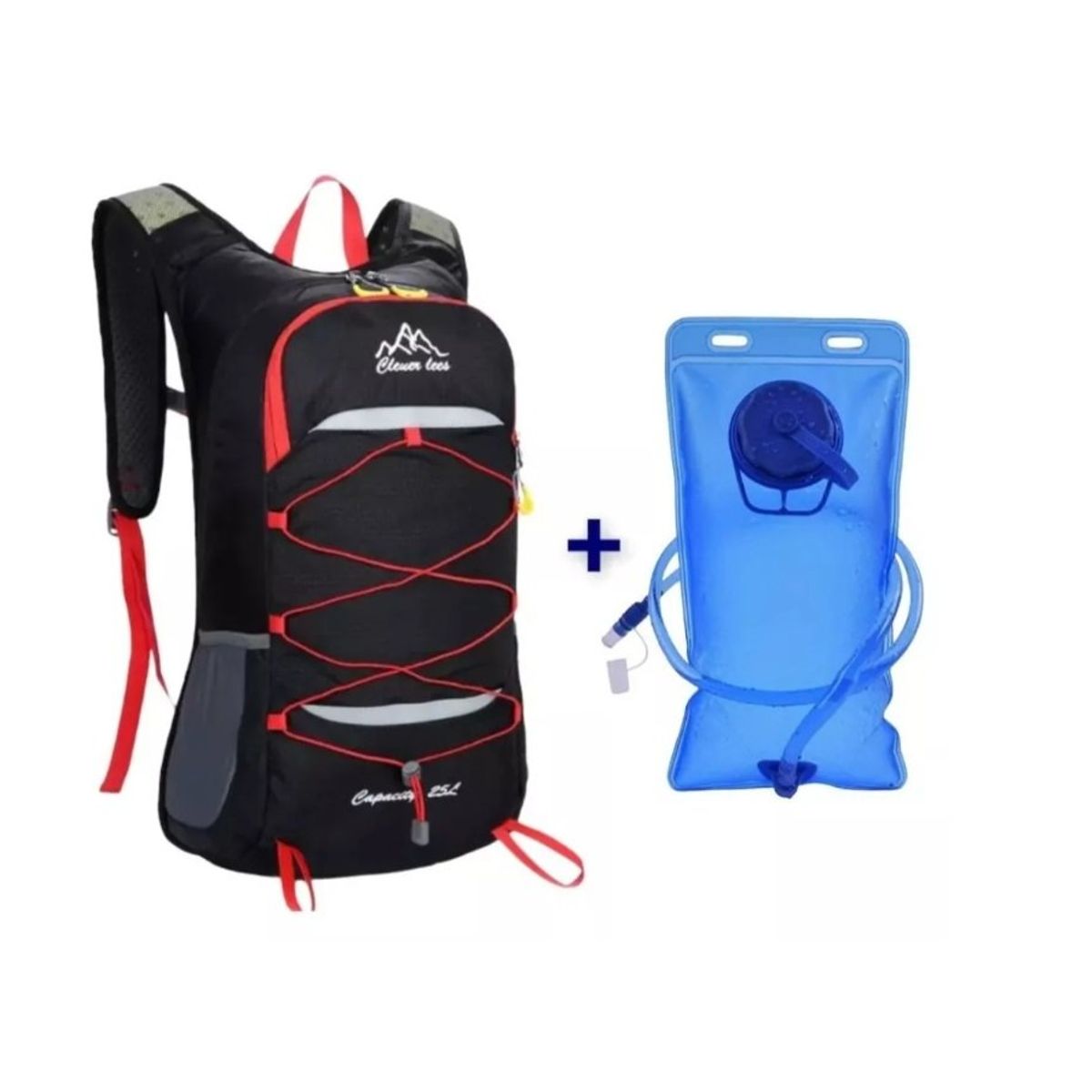 GENERICO - Mochila Camelback Outdoors Trekking De 2,5 Lt + Bolsa De Agua Mix