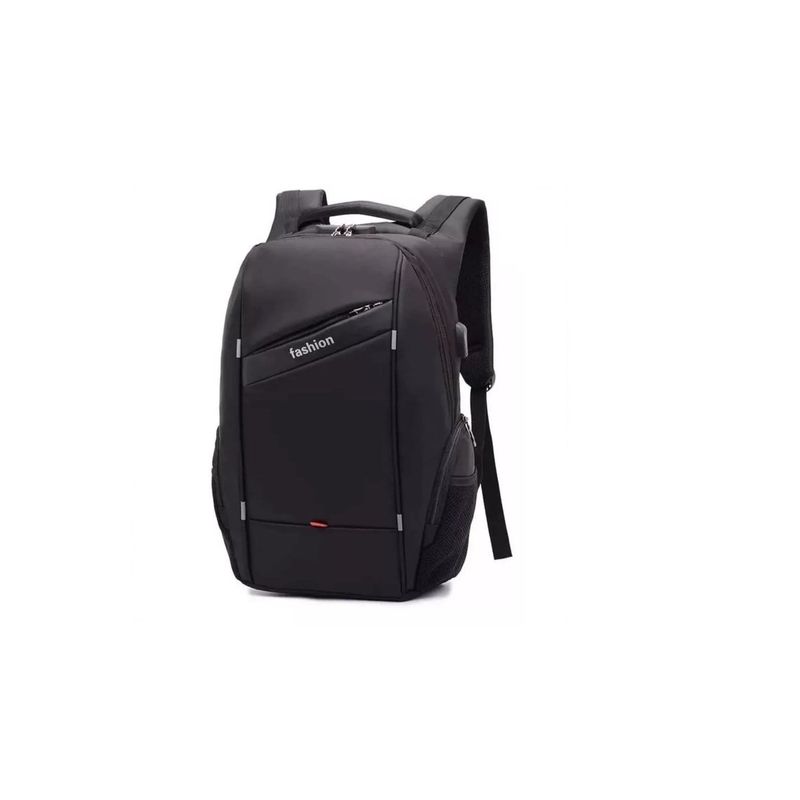 GENERICO - Mochila Hombre Antirrobo Candado Impermiable Usb Negro