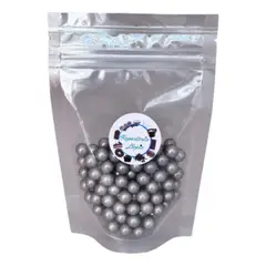 GENERICO - Perlas Plateadas 8mm 70 Gr