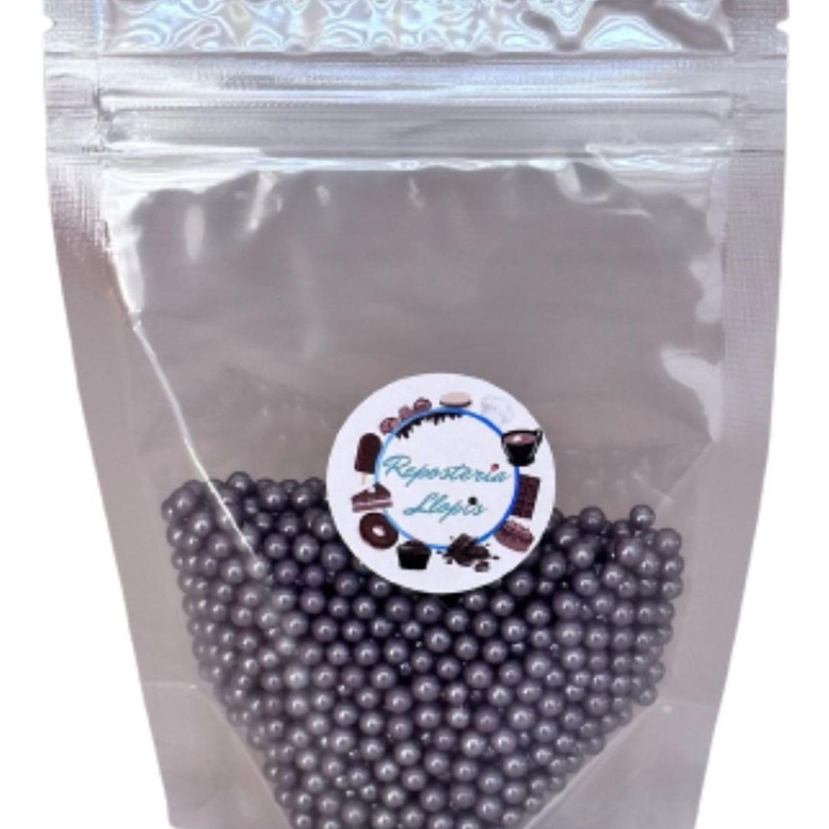GENERICO - Perlas Moradas Brillantes 4mm 70 Gr