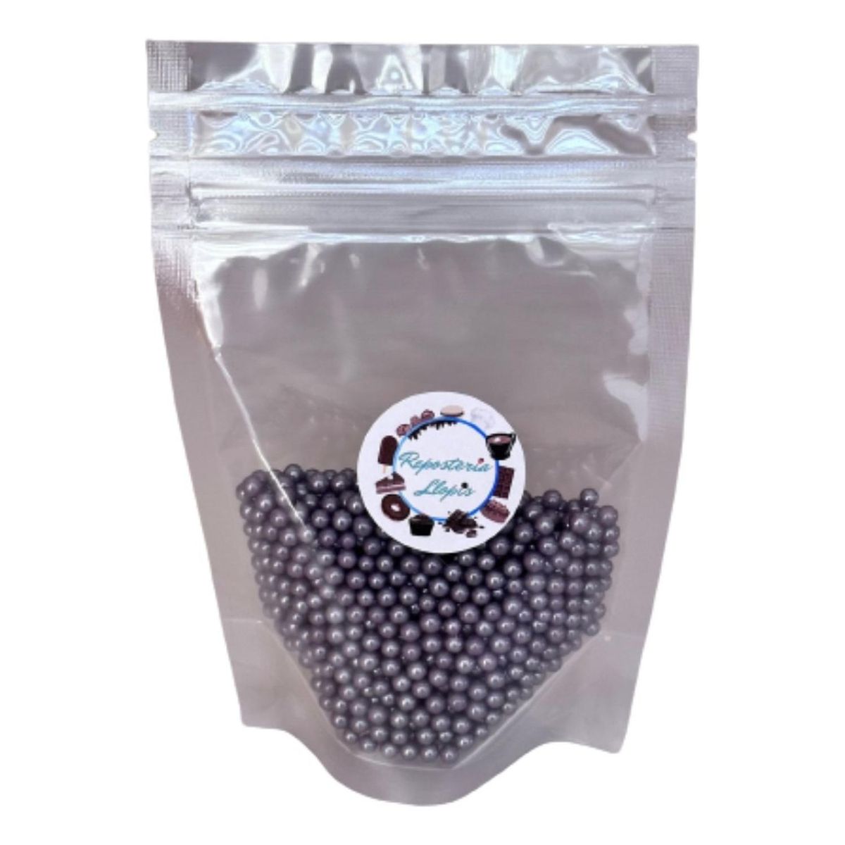 GENERICO - Perlas Moradas Brillantes 4mm 70 Gr