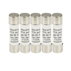 SOLIOT - Pack 5 Fusibles 32a 10x38mm
