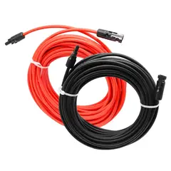 SOLIOT - Cable Solar 6mm2 Con Conector Mc4 20 Mts