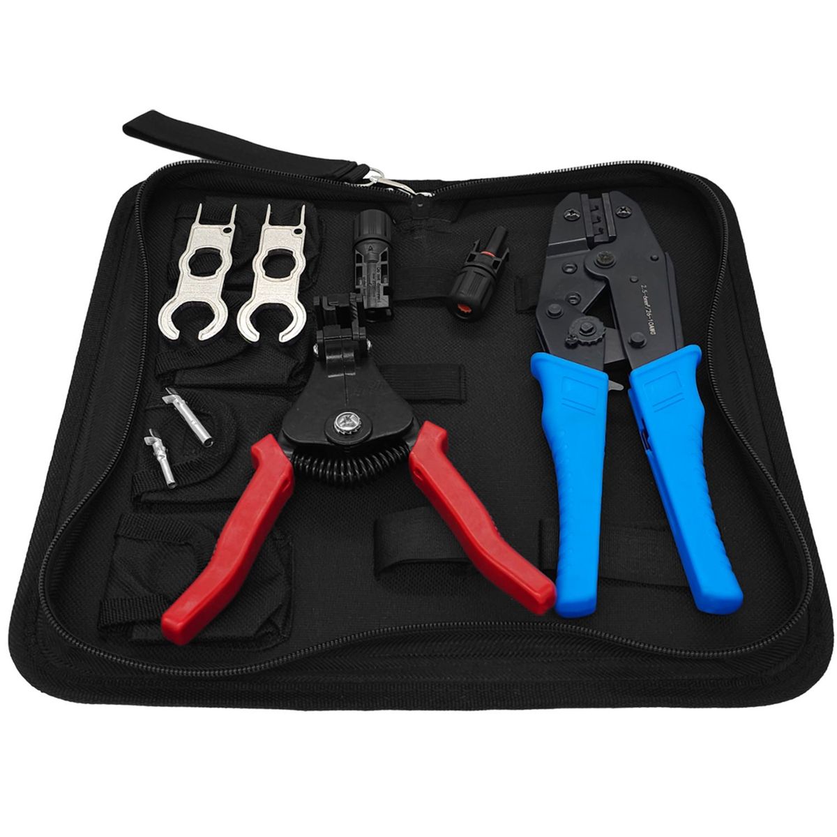 SOLIOT - Set Herramientas Crimpadora Mc4 Mcd-6