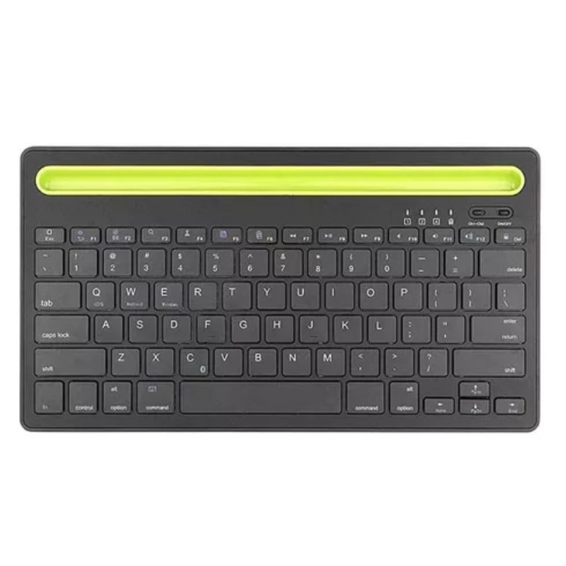 GENERICO - Teclado Inalámbrico Multidispositivo Bluetooth Recargable