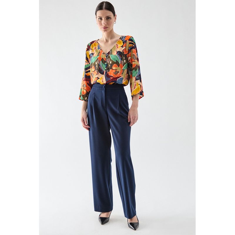 MA GRIFFE - Pantalon Recto Pinzas