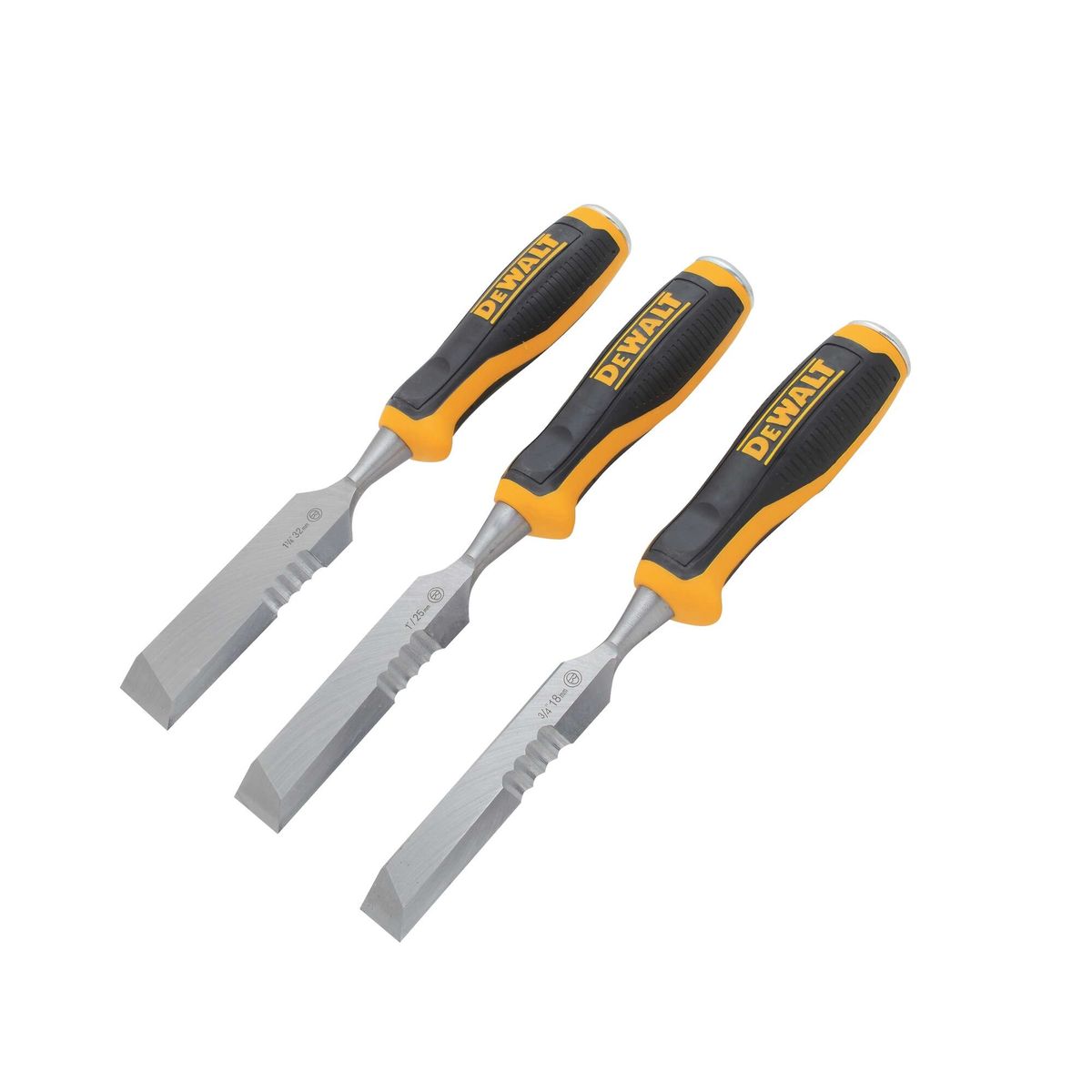 DEWALT - Set 3 cinceles para madera 18, 25 y 32mm DEWALT DWHT16148
