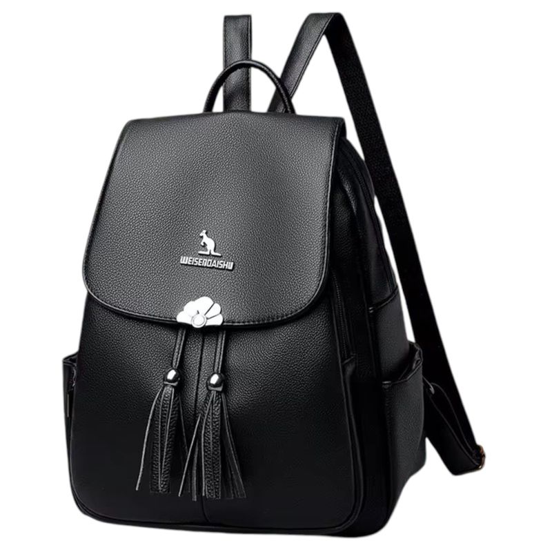 GENERICO - Mochila Mujer Cuero PU Elegante Gran Capacidad