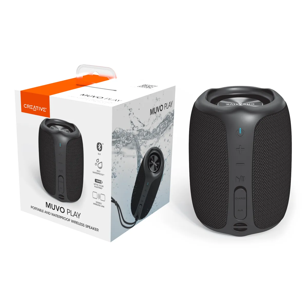 CREATIVE - Parlante Portatil Creative Muvo Play Negro