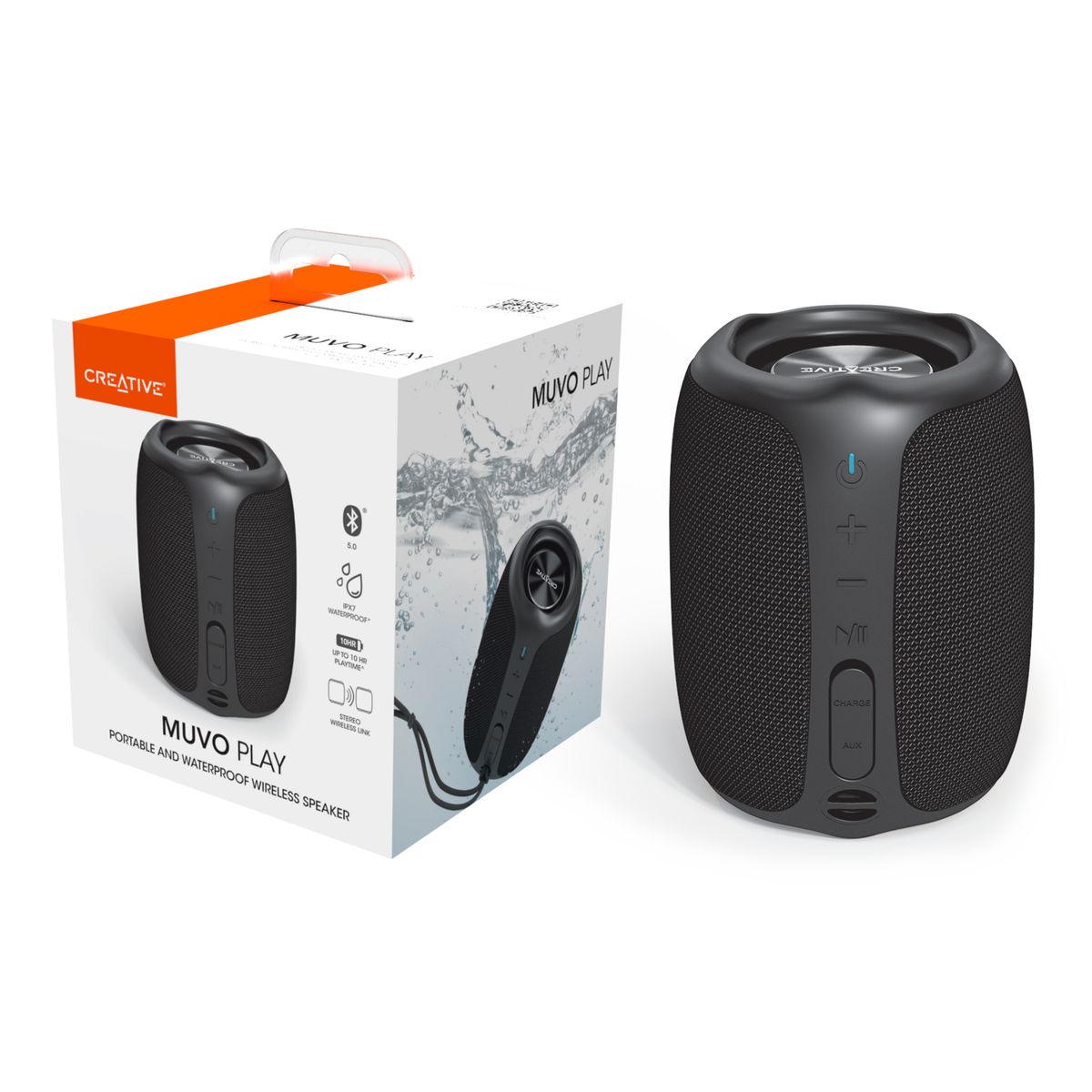 CREATIVE - Parlante Portatil Creative Muvo Play Negro