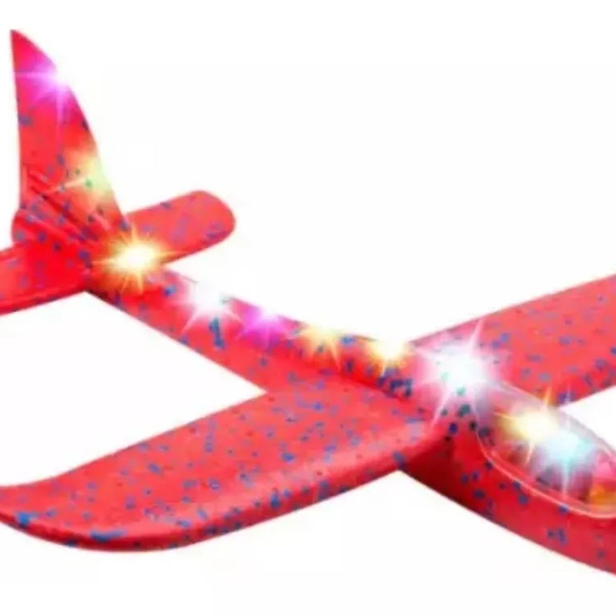 GENERICO - Juguete Avion Planeador Plumavit Anime Con Luces Led