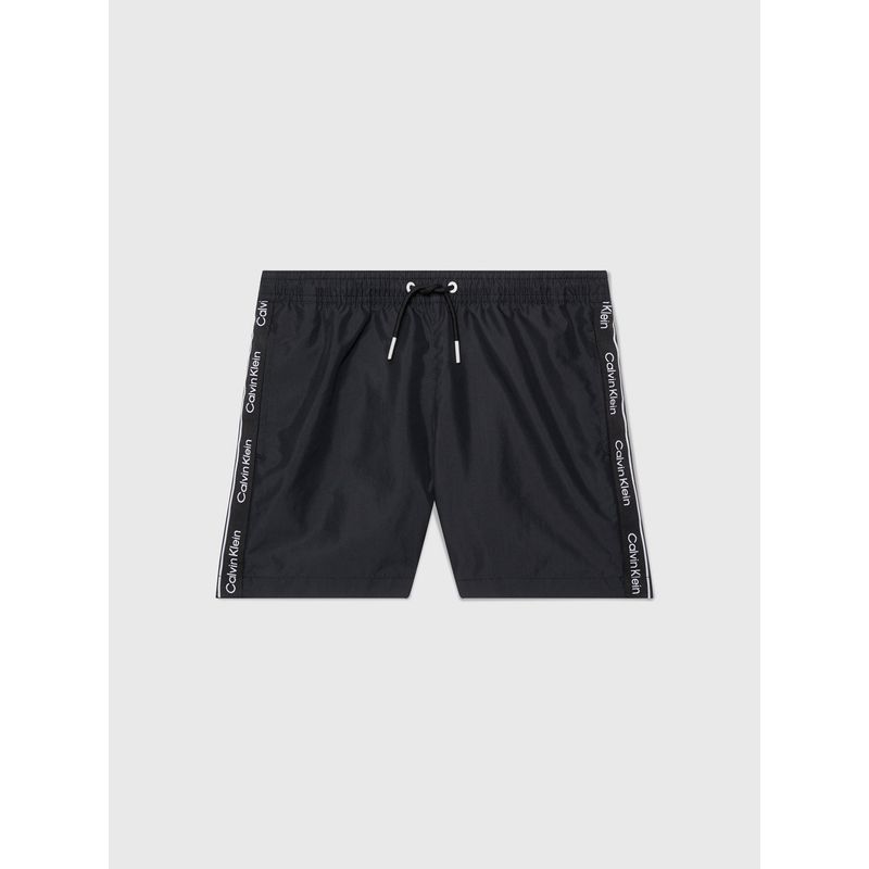 CALVIN KLEIN - Traje de Baño Niño Logo Tape Negro Calvin Klein