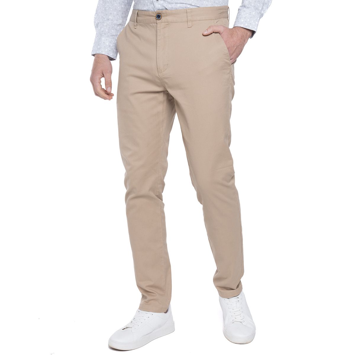 POTROS - Pantalón Budapest Hombre Negro Algodón POTROS