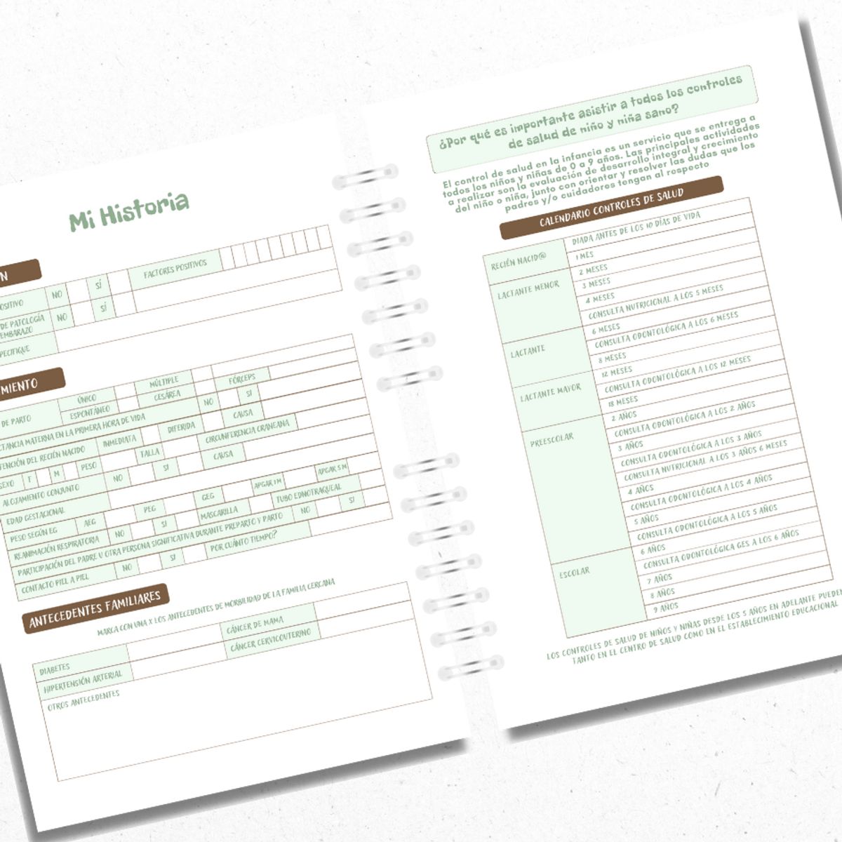 GENERICO - Cuaderno Pediátrico - Animalitos