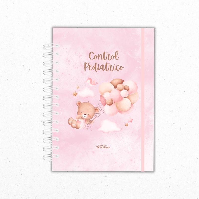 GENERICO - Cuaderno Pediátrico - Rosado Ositas