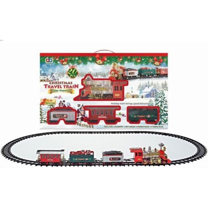 GENERICO - Tren De Navidad 20pcs Luces y Sonido