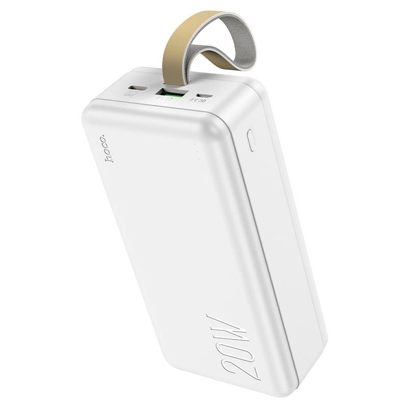 GENERICO - Bateria Externa Power Bank 30000 Mah Pd 20w Hoco J87b - Blanco
