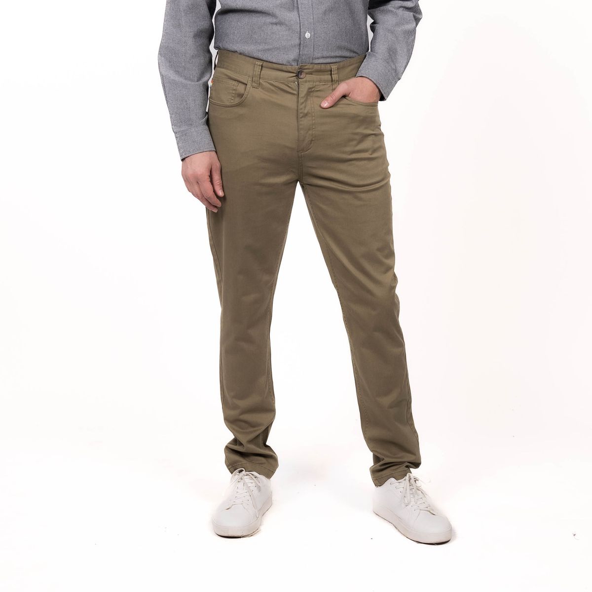 TRUVAL - Pantalón 5 Bolsillos Slim Fit TRUVAL