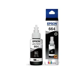 EPSON - Botella De Tinta T664 Negro 70 LM