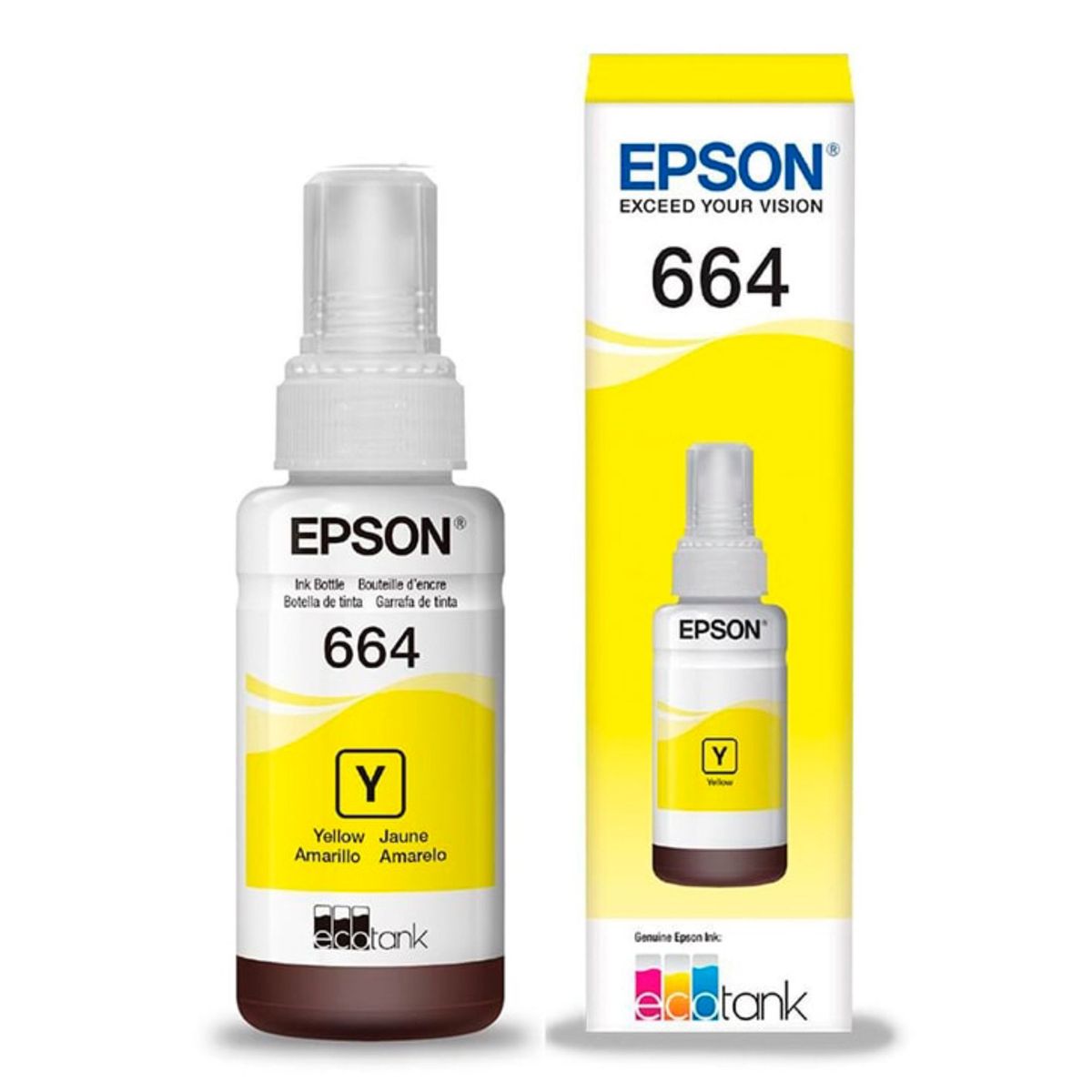 EPSON - Botella De Tinta Epson T664 Amarillo  70 LM