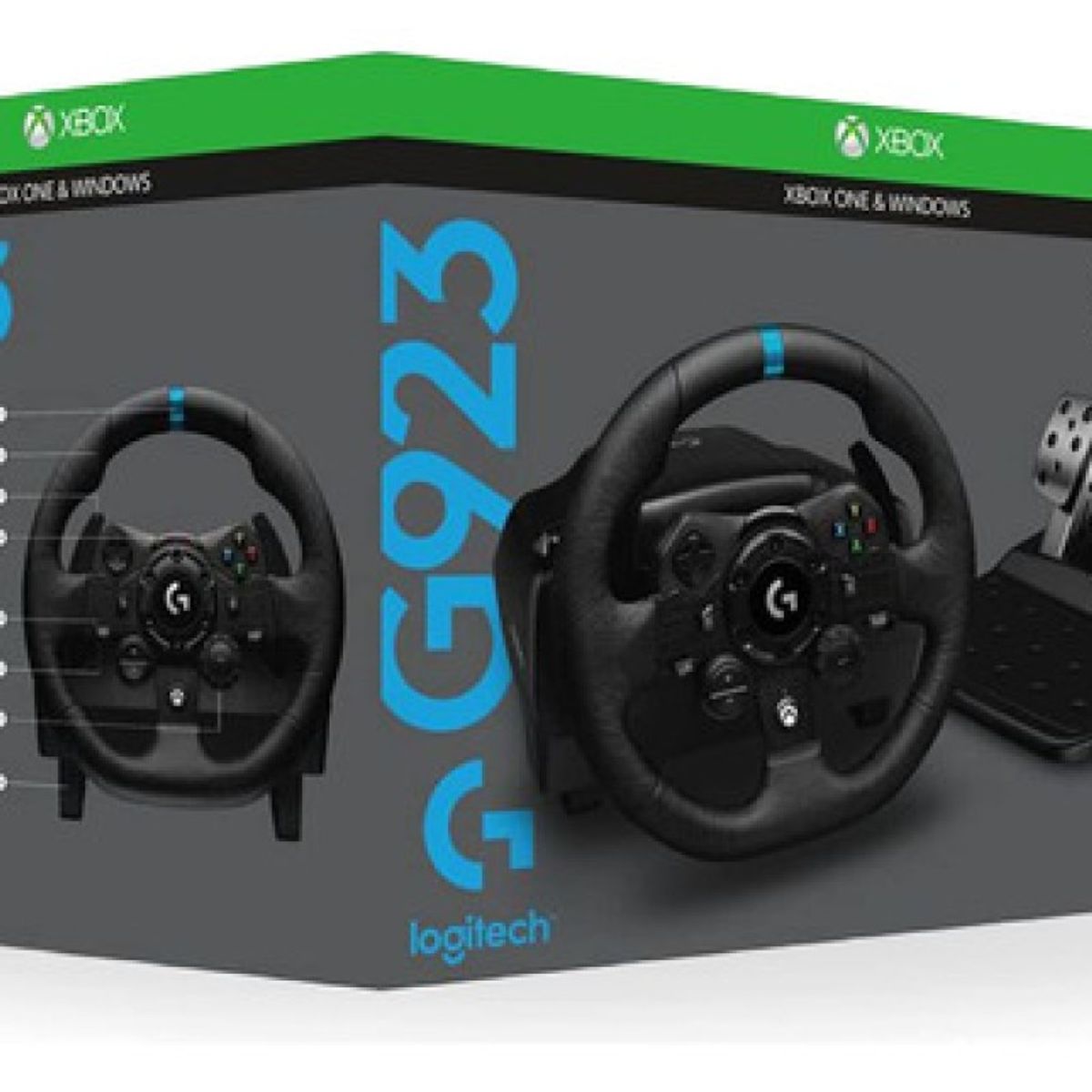 LOGITECH - Volante Logitech G923 Trueforce Con Pedales Pc Xbox