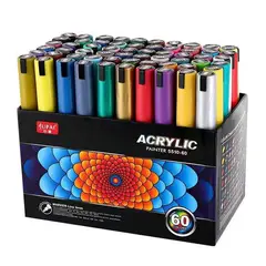 GENERICO - Lapices acrilicos Jupai 5510 60 colores 4mm