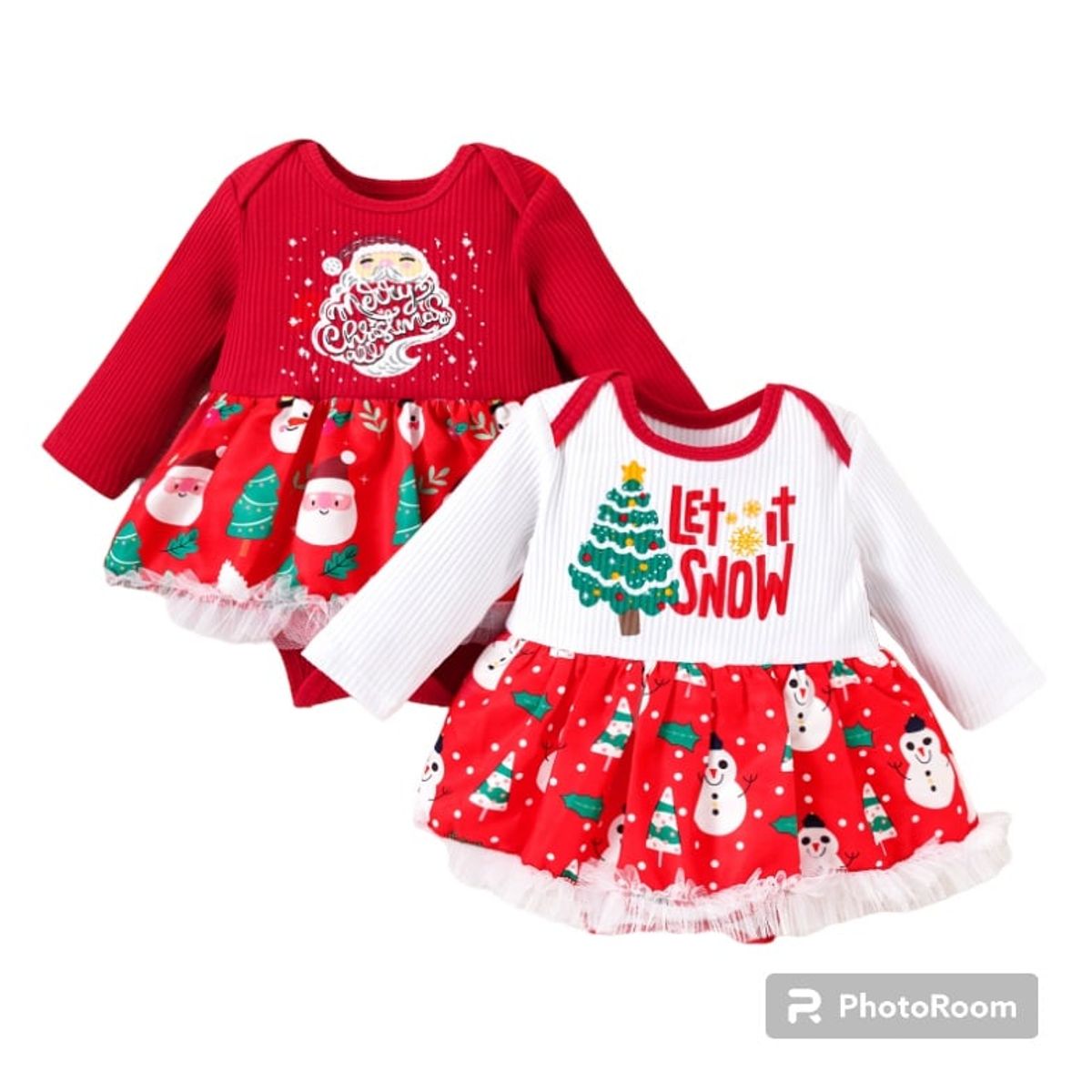 ANGO - Vestido bebé NAVIDAD Pascueros Rojo NIÑA